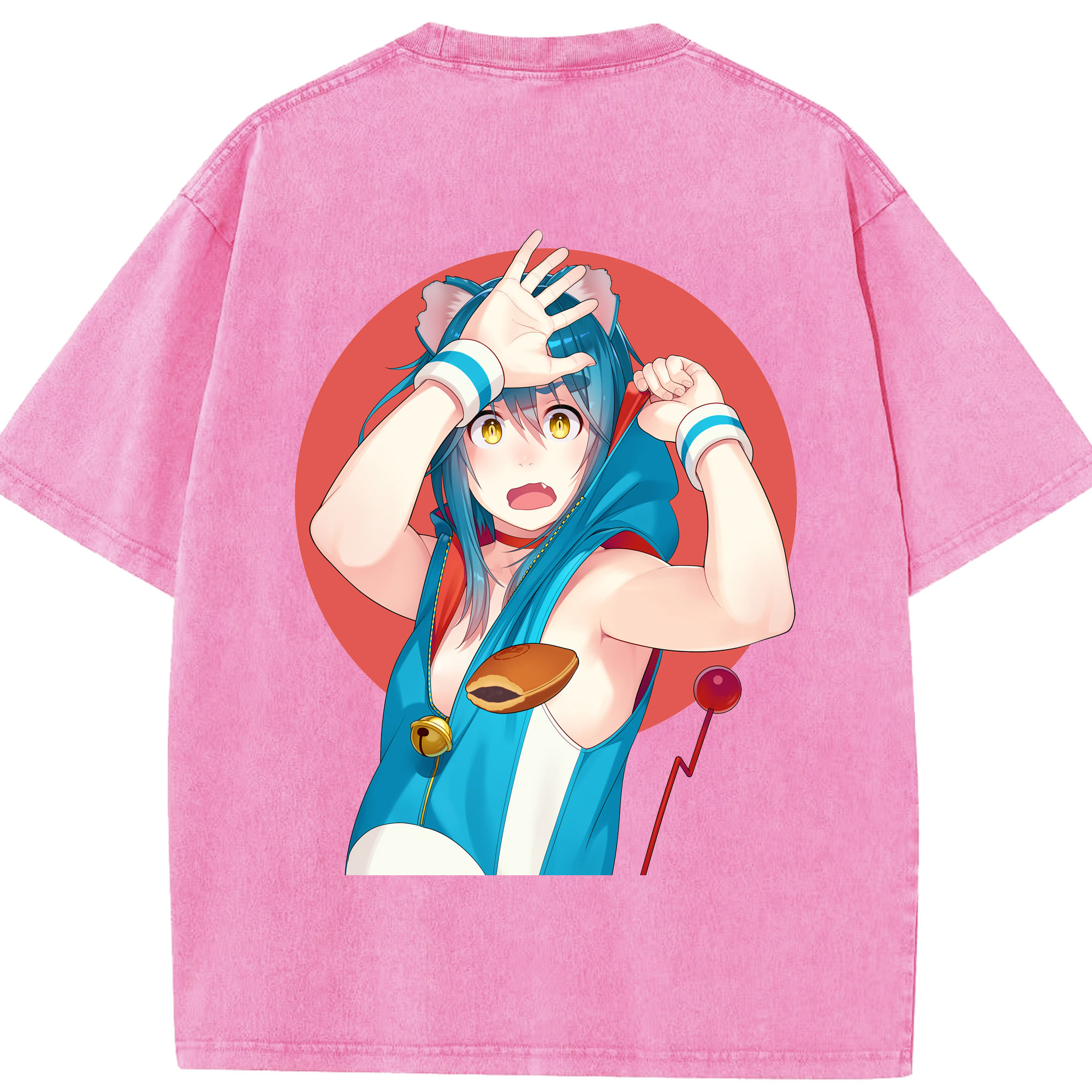 （画像用） ドラえもん Doraemon 綿100% ヴィンテージ風 半袖Tシャツ（背面プリント）